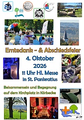 Erntedank und Abschied