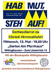 Hab Mut steh auf Christi Himmelfahrt