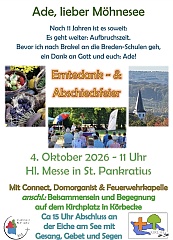 Erntedank und Abschied