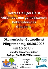 Pfingstmesse am 9. Juni 2025